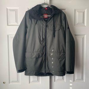 Mens Small 686 Snowboard Jacket in grey. Lightly used one season.